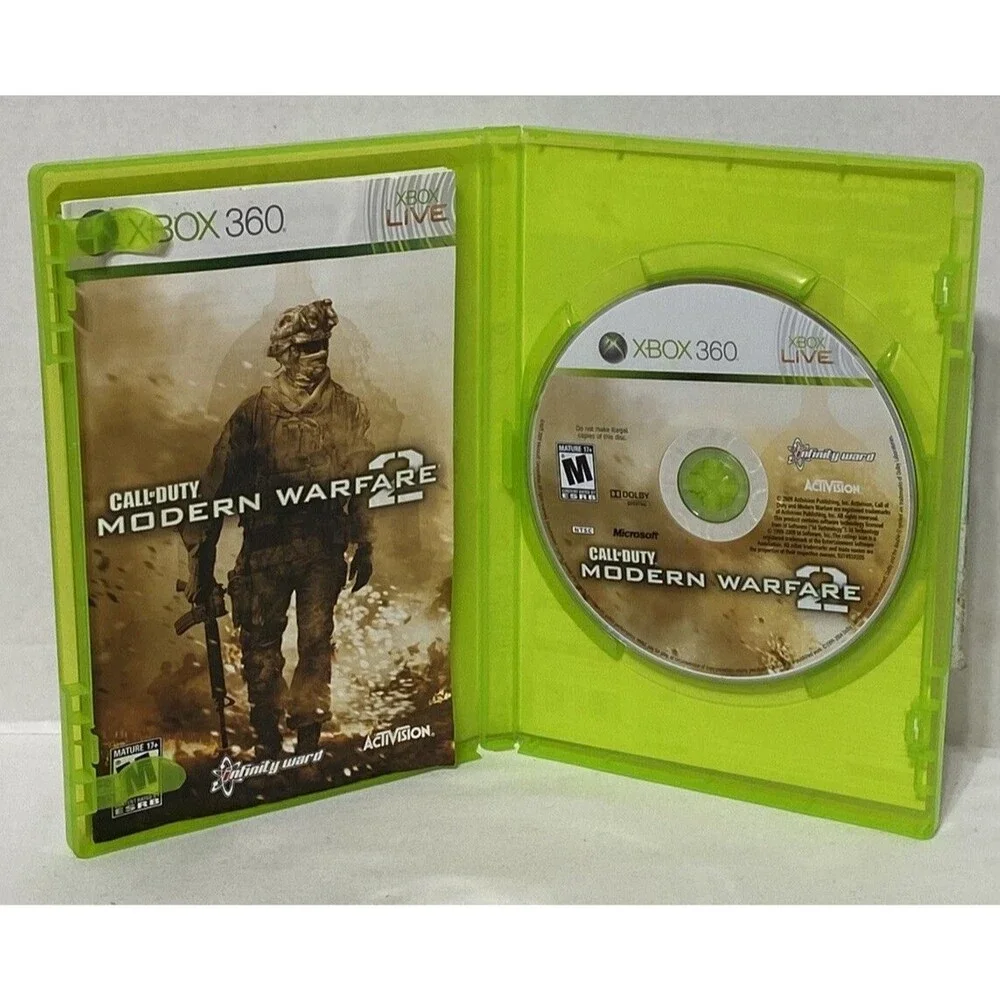 Call of Duty Modern Warfare 2 Game 2009 Activision Xbox 360
